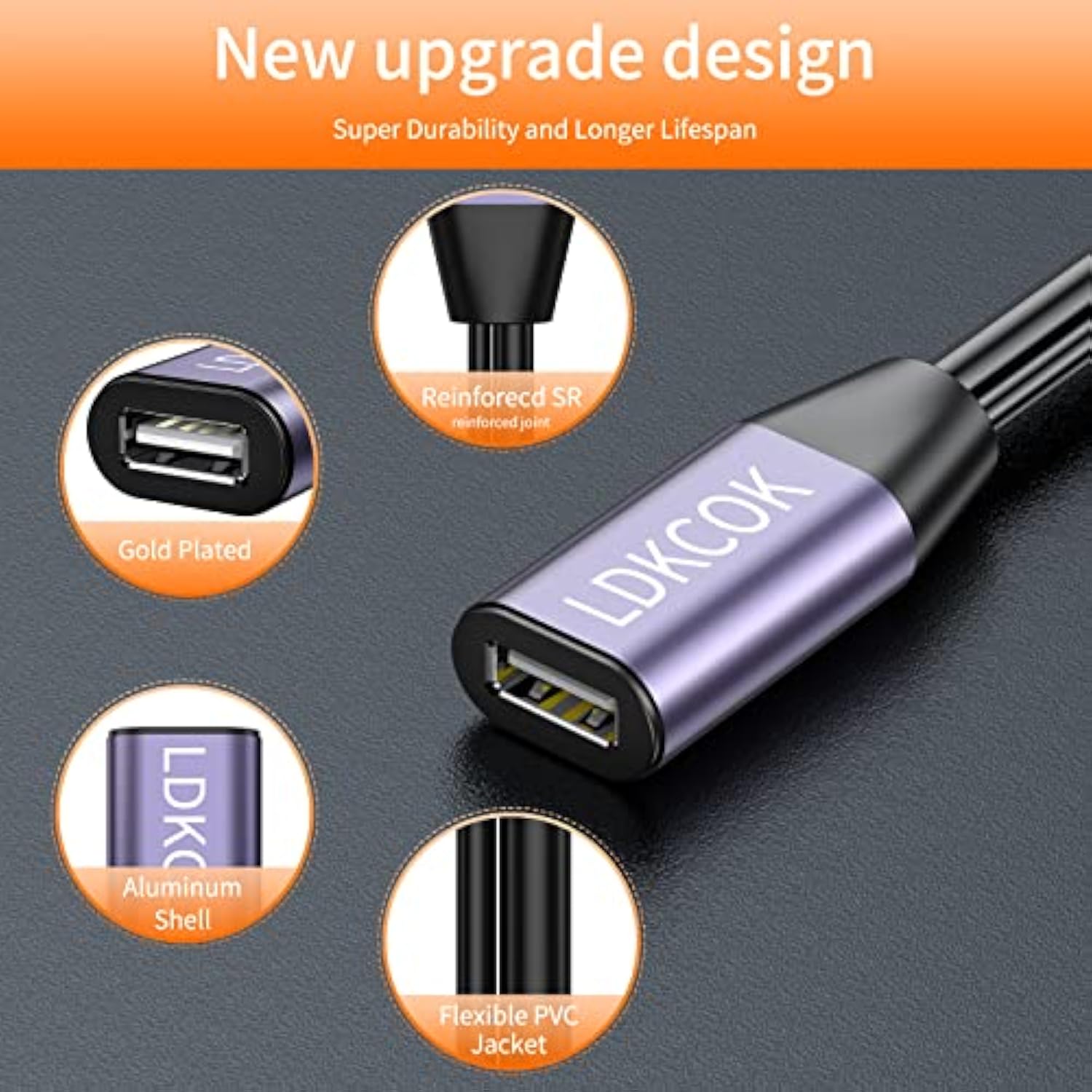 Usb 2.0 Type A Male To A Female Active Repeater Extension Cable 50Ft, High Spe