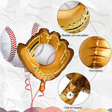 8pcs Baseball Foil Balloons – 18" Sports Theme Party Decor for Birthdays & Senior Night