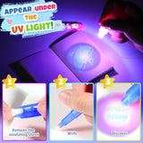 Invisible Ink Pens with UV Light 24pcs Spy Party Favors for Kids Secret Messages