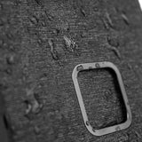 Peak Design Mobile Everyday Phone Case for iPhone 16 - Charcoal - Slim Profile - Drop Protection - Weatherproof Fabric Shell - SlimLink Connects to Mobile Mounts & Gear Gray