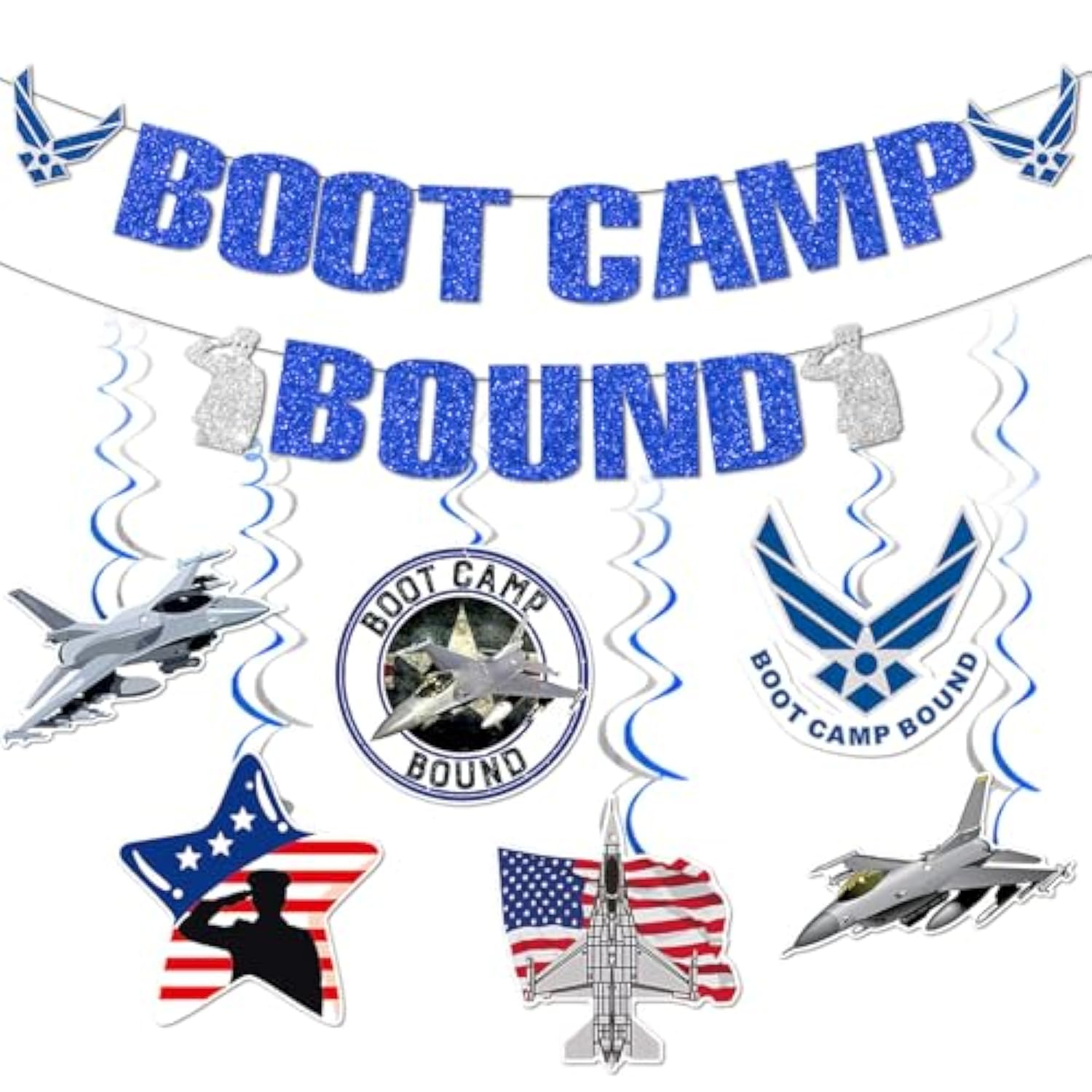 Boot Camp Bound Banner, Army Party Decorations, Army Boot Camp Banner, Military Decor, Army Decorations For Birthday Party