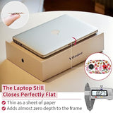 Cute Laptop & Phone Camera Cover 3-Pack Ultra-Thin Flowers Privacy Slider