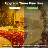 24 Pack Fairy Lights With Timer Battery Operated, 3 Modes 7Ft Mini Waterproof Twinkle Lights, 20 Led Bulk String Light F