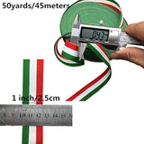 Red White And Green Grosgrain Stripes Ribbon Italian Flag Patriotic Ri