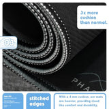 Extended Gaming Mouse Pad - Non-Slip Gaming Mouse Mat With Stitched Edges - Smooth Micro-Fiber Computer Desk Mat Pad - Hand Washable Gaming Mousepad - 900X400X4Mm - Neon City