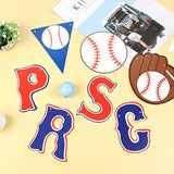 Baseball Party Banner Set – 5 Sports-Themed Garlands & Pennant Flags for Kids' Birthday Decor
