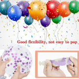 68Pcs Pink And Purple Balloons 12 Inch Metallic Purple Pink Latex Balloon Confetti Ballons With Ribbons Party Balloons For Wedding Girls Birthday Baby Shower Decorations.