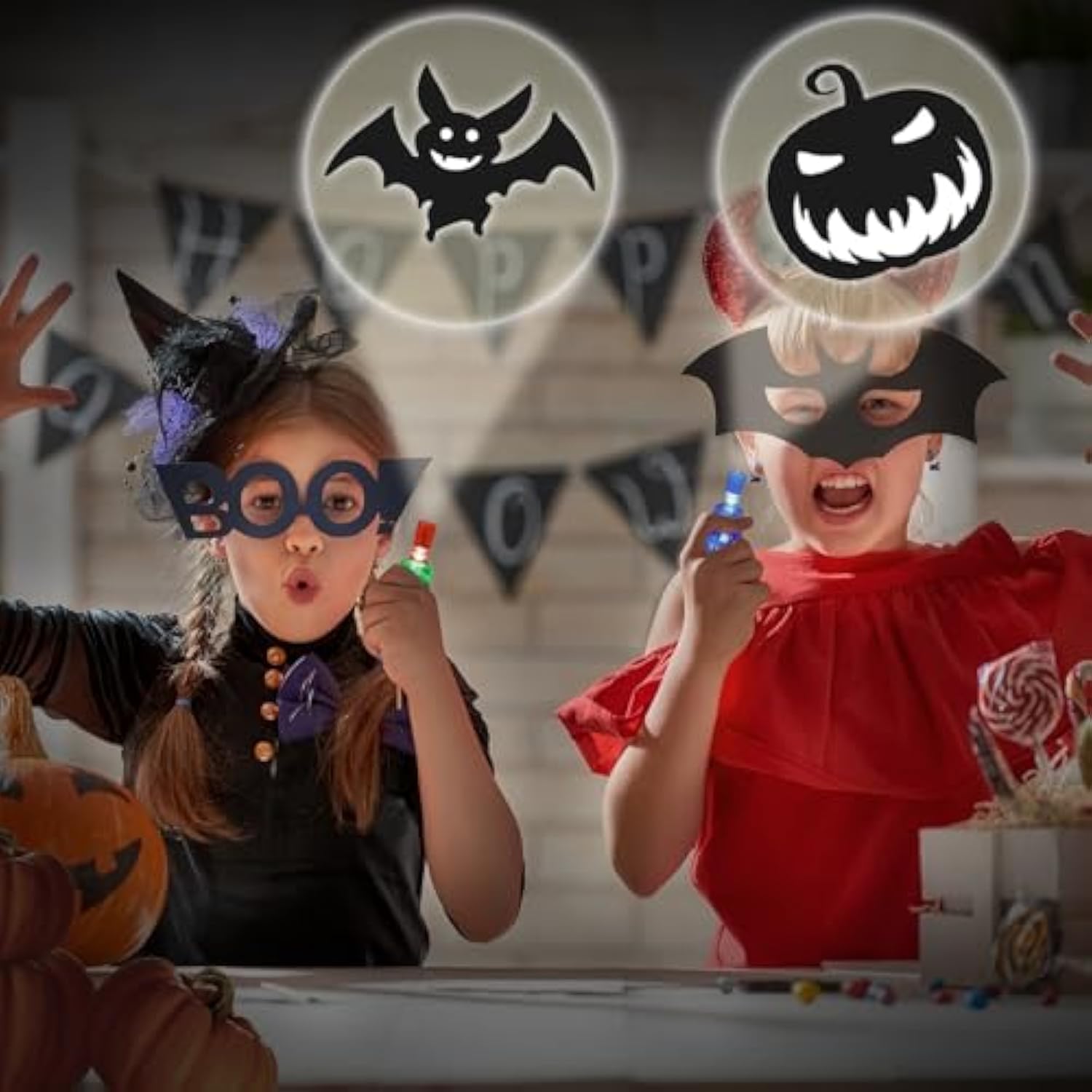 36Pcs Halloween Led Finger Lights, Halloween Party Favors For Kids Led Light Up Toys Classroom Rewards Gifts, Halloween Treats Goody Bag Filler