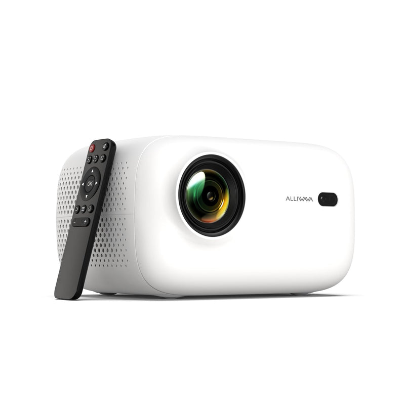 4K 1080P Mini Projector, WiFi Bluetooth, 18000L, Electric Focus, Auto Keystone