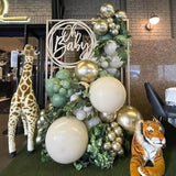 9-Pcs 36″ Giant White Sand Balloons Large Cream Latex Party Decor