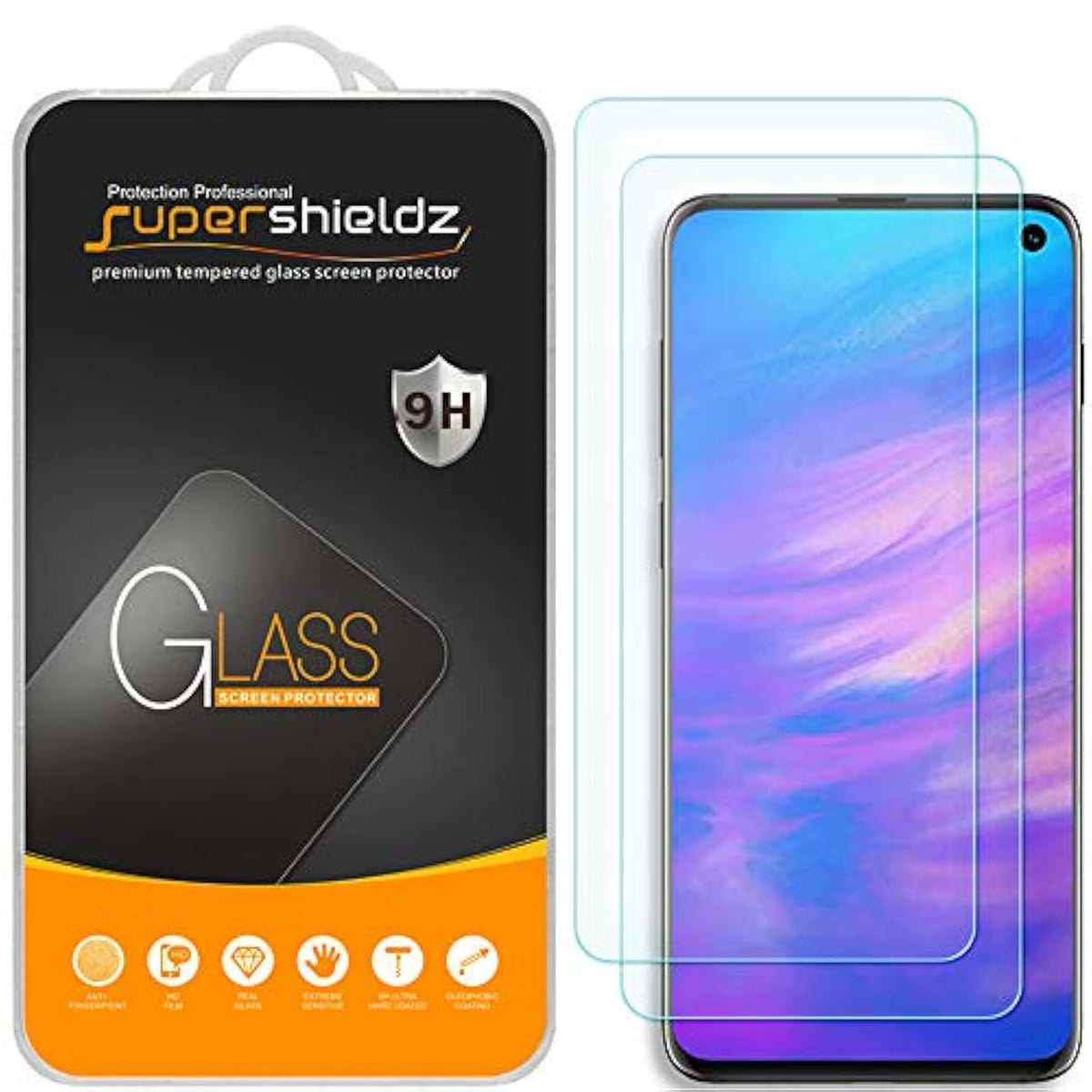 (2 Pack) Designed For Samsung Galaxy S10E (Not Fit For Galaxy S10) Tempered Glass Screen Protector, Anti Scratch, Bubble Free