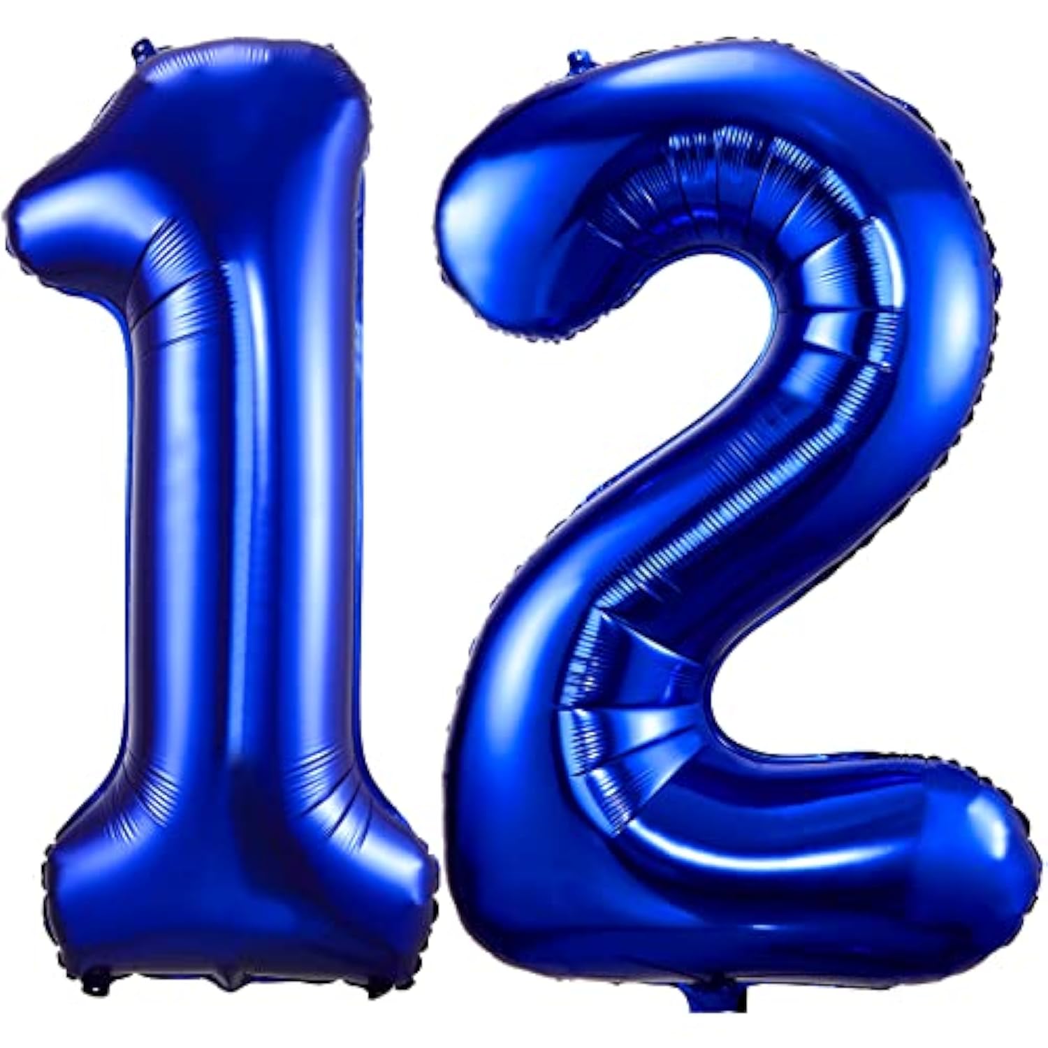 Navy Blue 12 Balloon Numbers,40 Inch Dark Blue 12 Or 21 Birthday Balloons Large Foil Mylar Balloons Number 12 For Birthday Party Anniversary Decorations