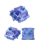 Cj Keyboard Switches, China Joy Light Dark Blue Purple Custom 5 Pin Through-Hole Led Linear Key Switches (35 Pcs) (Light Blue Purple)