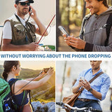 Doormoon Phone Lanyard Tether with Patch, Universal Stretchy Straps and Phone Case Anchor for Anti-drop Outdoor Skiing Hiking Cycling Climbing Compatible for iPhone Samsung Pixel Most Smartphones