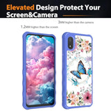 Cloud Stratus C8 Phone Case with Tempered Glass Screen Protector, Hard PC and Soft Silicone, Ring Support, Luminous Effect, Compatible with Cloud Mobile Stratus C8