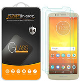(2 Pack) Designed for Motorola (Moto E5) Tempered Glass Screen Protector, 0.33mm, Anti Scratch, Bubble Free