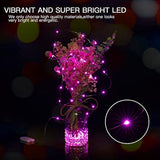 Valentine'S Day 12 Pack Pink Led Fairy Lights Battery Operated String Lights Waterproof Silver Wire 7 Feet 20 Led Firefly Starry Moon Lights For Diy Wedding Party Bedroom