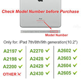 Case For Ipad 9Th 8Th 7Th Generation 2021 2020 2019 Case 10.2 Inch Slim Lightw