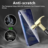 3+3 Pack Privacy Screen Protector Designed For Google Pixel 9A With 3 Pack Camera Lens Protector,Full Coverage Anti-Spy Tempered Glass Film,9H Hardness,Bubble Free,Easy To Install