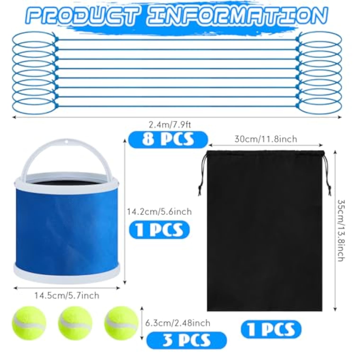 13 Pcs Team Building Game With Buckets And Balls Set Family Fun Group Games Challenge Outdoor Team Building Activities For Adults Sports Day Group Activity Family Night Or Party