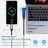 Usb 3.0 Adapter 90 Degree, Usb 3.0 Extension Adapter 5Gbps, 3Pack Right Angle