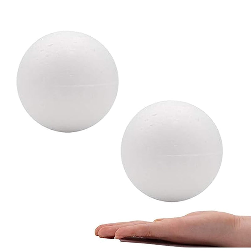 4.7 Inch Pack Of 2 Foam Balls For Crafts White Polystyrene Craft Foam Balls Fo