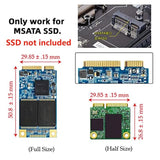 Cy Mini Pci-E Msata Ssd To 1.8" Micro Sata 16Pin Hard Disk Pcba Converter Adap