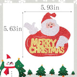 Merry Christmas Cake Toppers for Holiday and New Year Party Decorations
