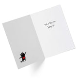 | Black Cat Valentines Day Card For Him Or For Her | You Stole My Heart | Your Card Helps Animals In Need |5”X7.5” | Single Card + Envelope | Women Owned Small Business Made In Usa