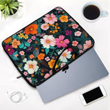 Laptop Sleeve Bag With Handle Computer Protective Soft Cover Case For 14 Inch 13 Inch Laptop,Colored Daisies