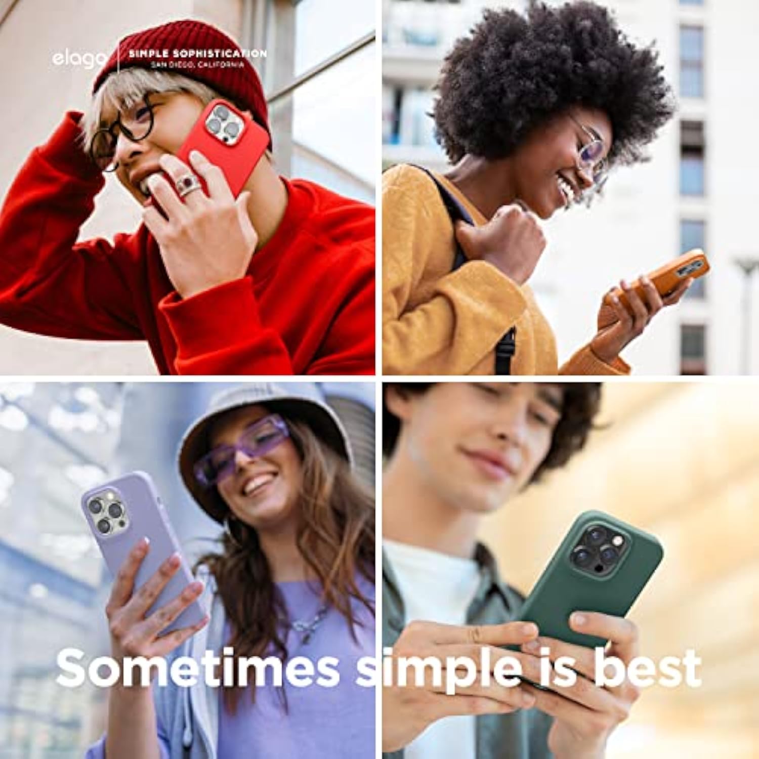 elago Compatible with iPhone 14 Pro Max Case, Liquid Silicone Case, Full Body Protective Cover, Shockproof, Slim Phone, Anti-Scratch Soft Microfiber Lining, 6.7 inch (Stone)