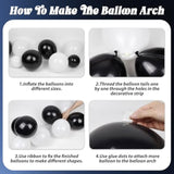 Black And Silver Birthday Party Decorations, Black Silver White Foil Balloons Happy Birthday Banner Fringe Curtains For 16Th 18Th 21St 24Th 32Th 40Th 50Th 60Th Birthday Decorations For Men