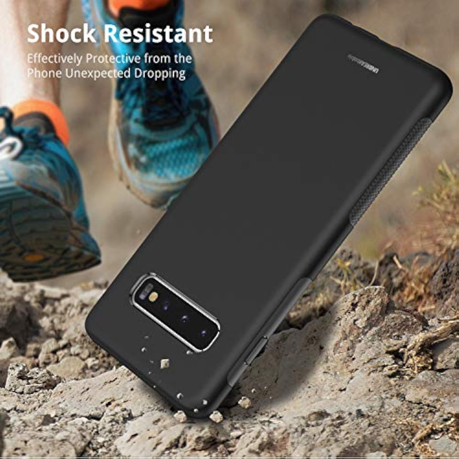 Samsung Galaxy S10 Case (6.1 Inch) - Ultra-Thin Frosted Tpu Silicone Protective Case For Galaxy S10 [Shockproof & Non-Slip & Anti-Fingerprint] - Black