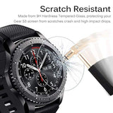[2+1 Pack] Compatible Samsung Galaxy Watch 46Mm/ Gear S3 Case Cover With Screen Protector, Soft Tpu Plated Protective Bumper Shell + Tempered Glass Screen Protector Film For Gear S3 Frontier/Classic