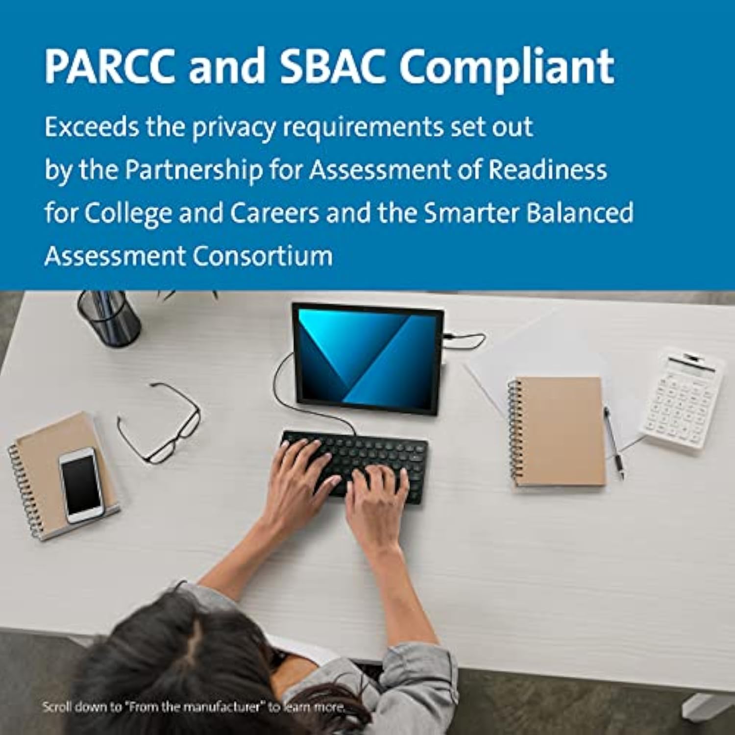 Kensington Compact USB-C Keyboard for iPad, Mac OS, Windows, Chromebooks (K755