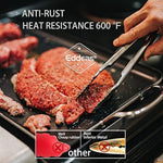 Tongs For Cooking - Heat Resistant 600 Degrees Stainless Steel Kitchen Tong,Heavy Duty Metal Locking Tongs - Perfect For Food,Salad And Bbq Set Of 3 (7",9" And 12") Dishwasher