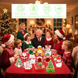13 Stand-Alone Paper Christmas Centerpieces Table Decorations