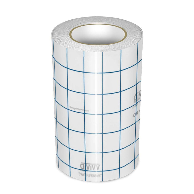 Vinyl Transfer Tape Roll Clear With Blue Alignment Grid Application Tape For S