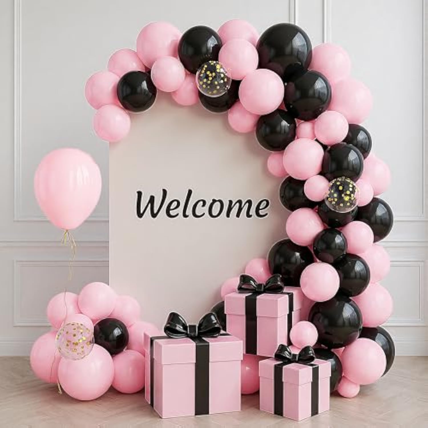 150pcs Pastel Pink Balloon Garland Kit Arch Set for Birthday, Wedding & Party Decor