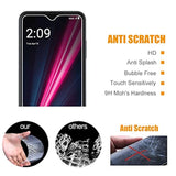 [3 Pack] Tempered Glass Screen Protector Compatible With T-Mobile Revvl 6X Pro 5G/ 6 Pro 5G With 9H Hd Clear Transparent Ultra Thin Protective Glass Film