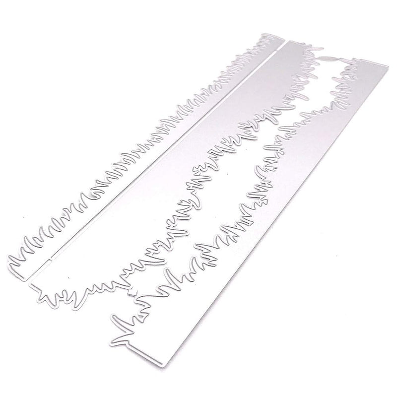 Grass Borders Slimline Metal Cutting Dies Stencils For Diy Scrapbookin