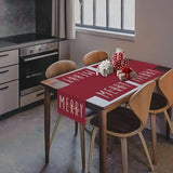 Merry Christmas Gold Table Runner Winter Xmas Holiday Kitchen Dining Farmhouse Table Decor For Indoor Outdoor Home Party Decorations 13X72 Inch Red
