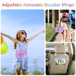 For Samsung Galaxy Tab A9 Plus Case Kids Girls Galaxy Tab Case With Screen Protector Kickstand Shoulder Strap Butterfly Shockproof Cover For Samsung A9 Plus Tablet Cover 11 Inch 2023