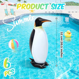 6 Pcs 20.5 Inch Inflatable Penguin Large Walking Penguin Party Decorations For Christmas Winter Birthday Party Baby Show