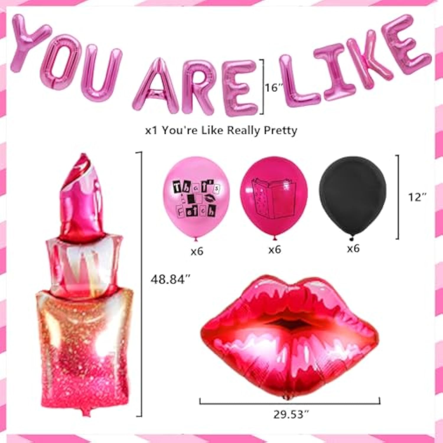 You Are Like Really Pretty Party Decor Mean Girl Bachelorette Party Decorations Early 2000S Party Decorations Y2K You Are Like Really Pretty Banner Sign