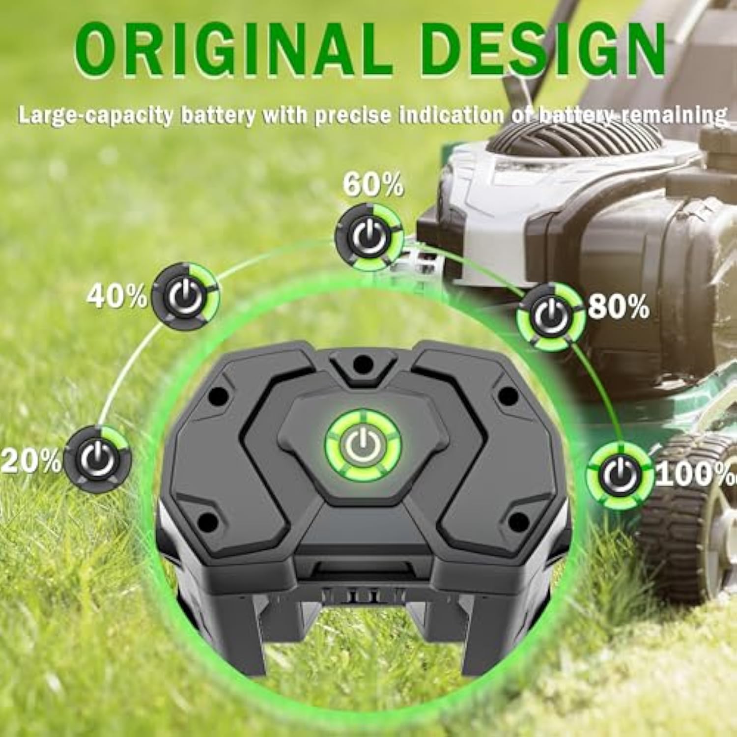 56V 5.0Ah Lithium-Ion Battery Replacement For Ego 56V Battery Ba2800T Ba4200 Ba1400T Compatible With All Ego 56 Volt Power+ Tools