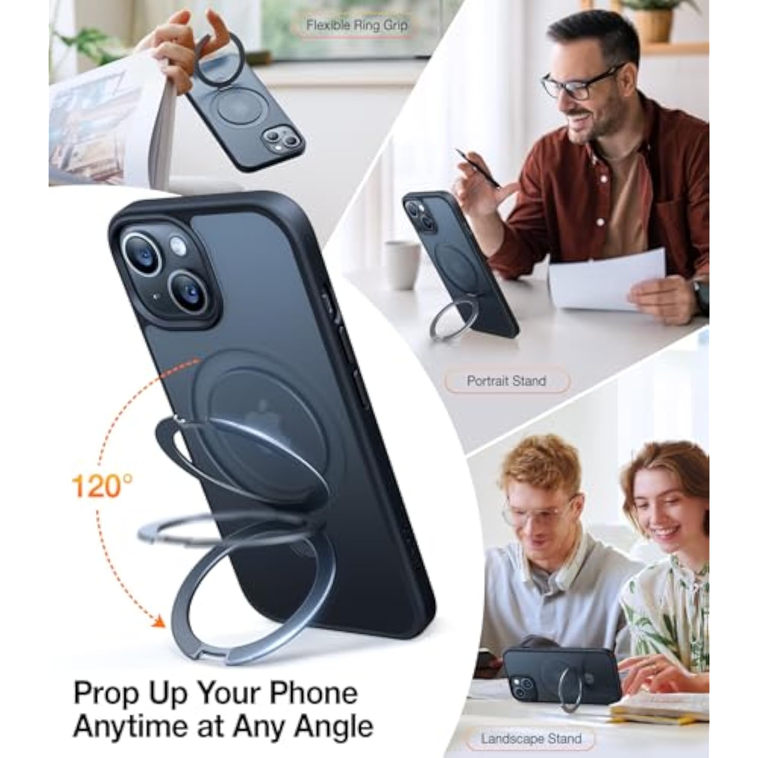 Magnetic UPRO Ostand for iPhone 14 Case