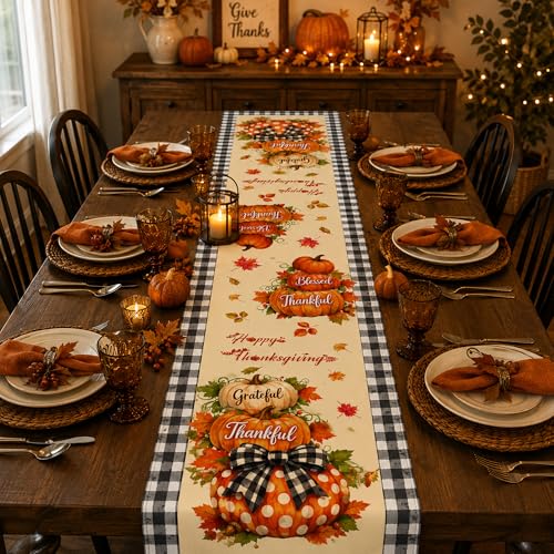 3D Pumpkin Light & 40 LED 2 Pack Thanksgiving Garland Fall Decor Total 13FT