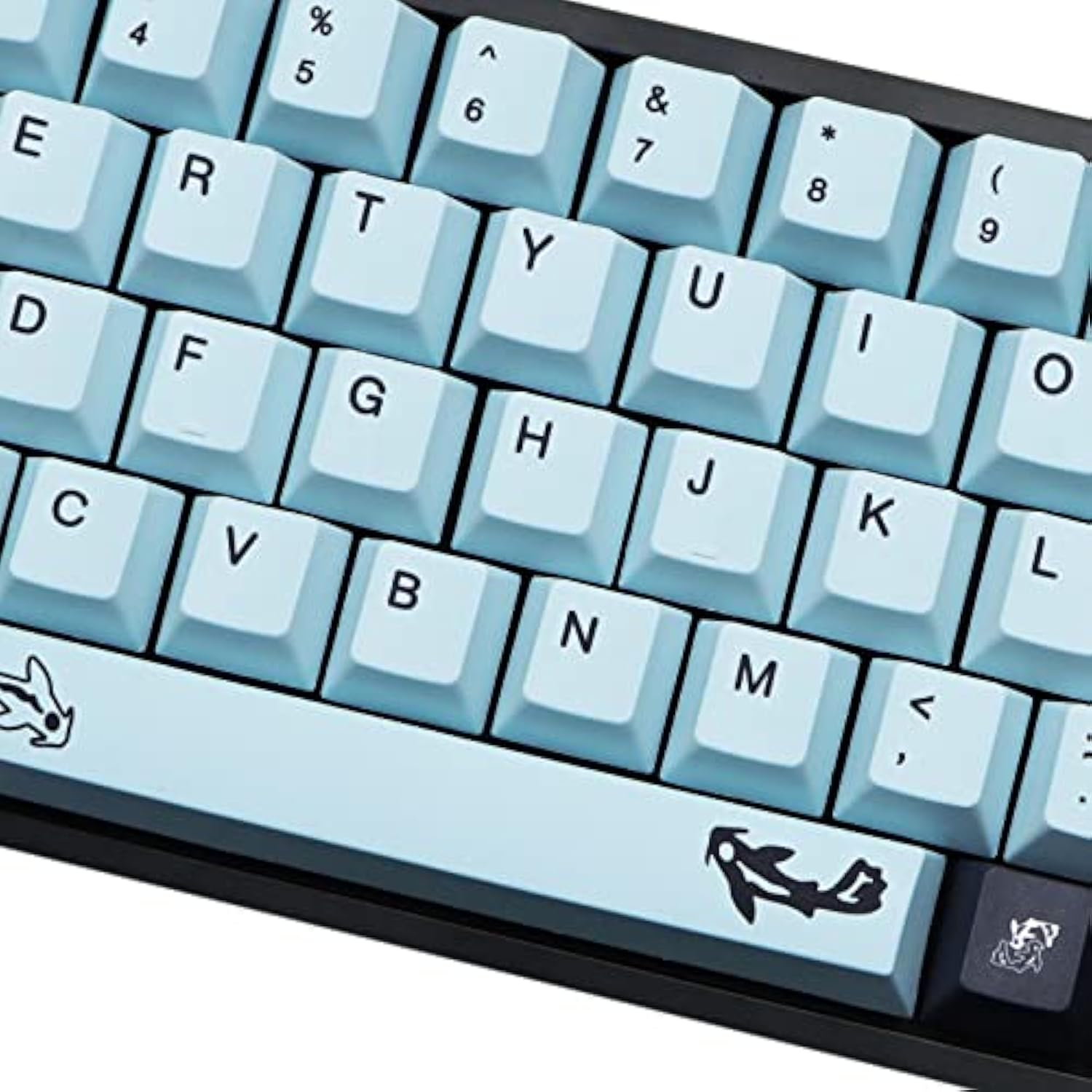 Gmk Mizhu Keycaps, 136 Set Keycaps Mizhu For Gaming Keyboard, Pbt Cherry Profi