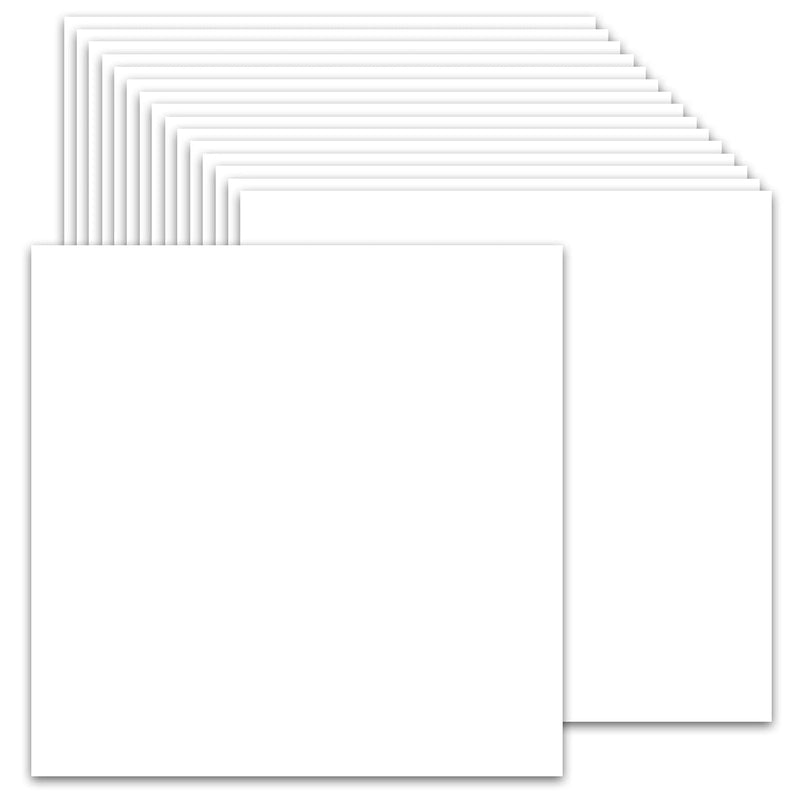 50 Sheets White Cardstock 12 X 12, 80Lb Thick Paper Cardstock Paper White Cons